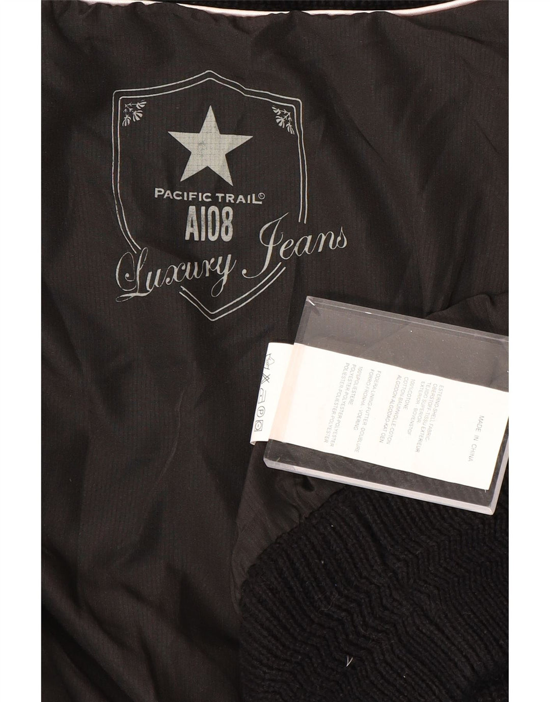 Maglione cardigan da uomo Pacific Trail in cotone nero medio