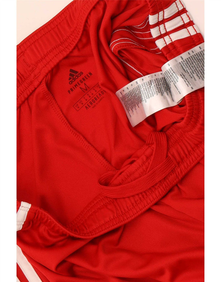 Pantaloncini sportivi Adidas Aeroready da uomo in poliestere rosso medio