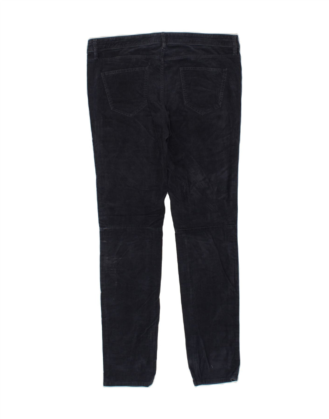 MASSIMO DUTTI Womens Casual Trousers EU 42 Large W32 L31 Navy Blue Vintage Massimo Dutti and Second-Hand Massimo Dutti from Messina Hembry 