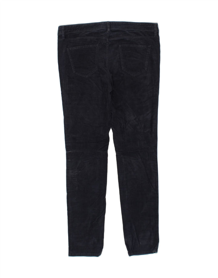 MASSIMO DUTTI Womens Casual Trousers EU 42 Large W32 L31 Navy Blue Vintage Massimo Dutti and Second-Hand Massimo Dutti from Messina Hembry 