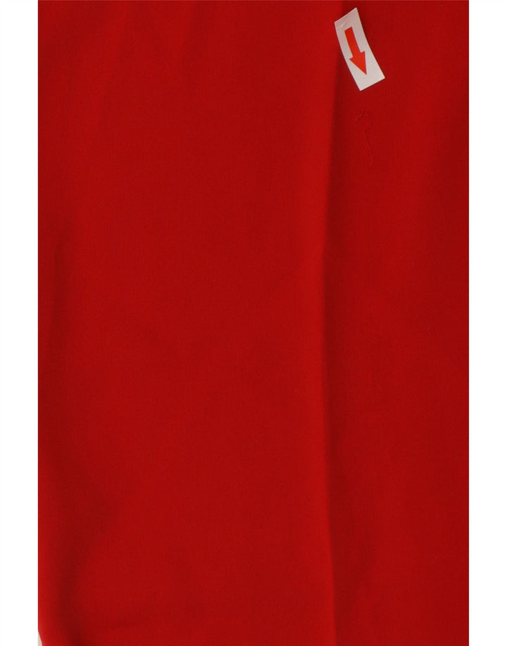 Pantaloni casual dritti da donna Burberry IT 42 medio W30 L27 rosso