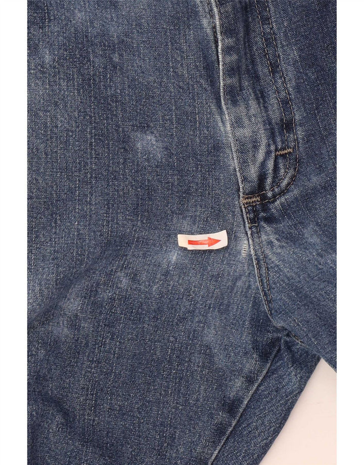 Jeans dritti cargo da uomo Wrangler W30 L30 cotone blu