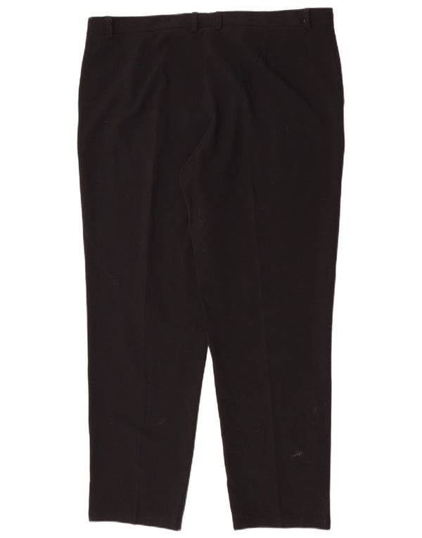 Pantaloni casual slim da donna Marks & Spencer UK 18 XL W38 L29 Nero