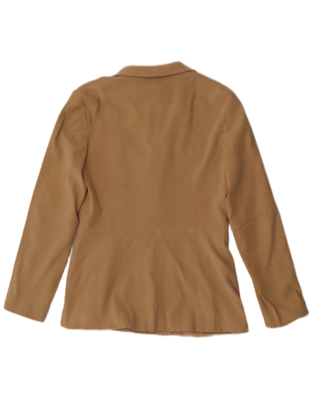 Giacca blazer a 3 bottoni da donna Zara UK 12 beige medio