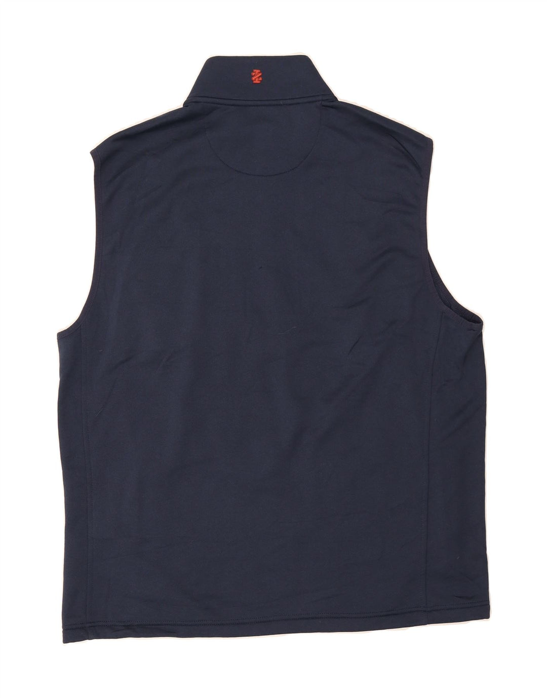 IZOD Mens Sleeveless Tracksuit Top Jacket Large Navy Blue Polyester Vintage Izod and Second-Hand Izod from Messina Hembry 