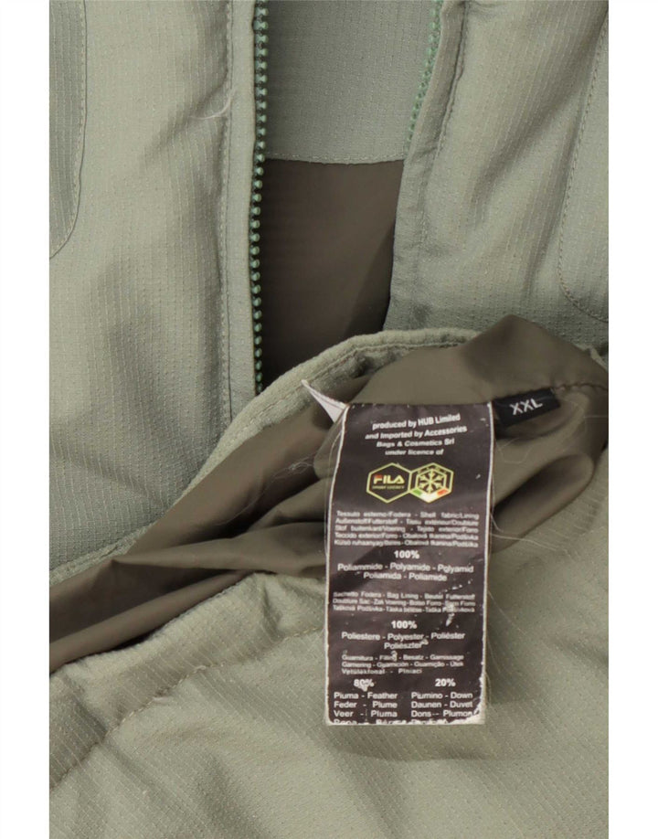 Giacca imbottita da uomo Fila UK 44 2XL Verde poliammide