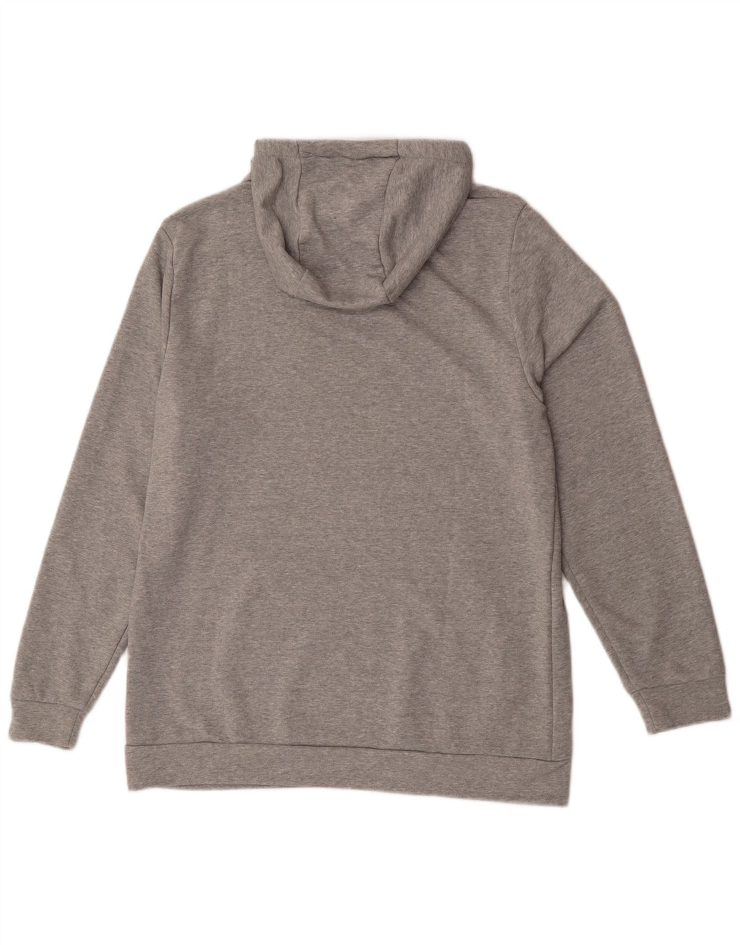 Felpa con cappuccio Nike Dri Fit da uomo in cotone grigio medio