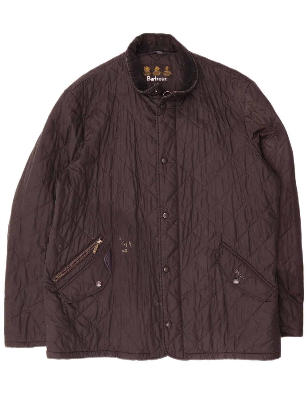Giacca trapuntata da uomo BARBOUR UK 42 XL poliestere nero