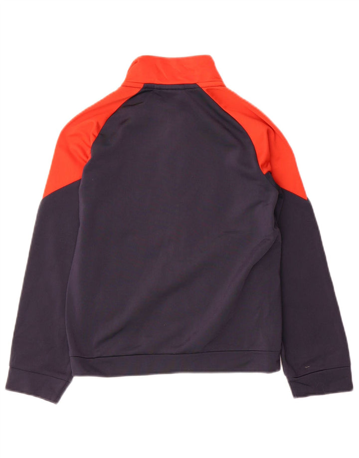 Giacca da tuta grafica da ragazzo Puma 7-8 anni Blu navy Colourblock