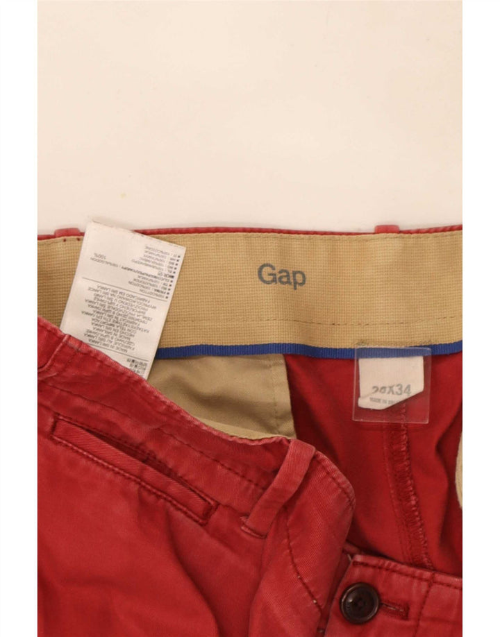 Pantaloni chino slim da uomo Gap W36 L34 cotone rosso