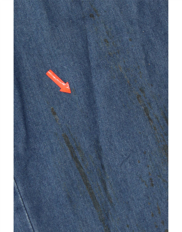 Jeans Straight Uomo Trussardi W33 L30 Blu Cotone