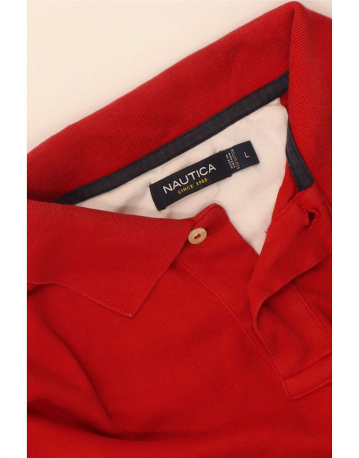 Polo da uomo Nautica grande rossa
