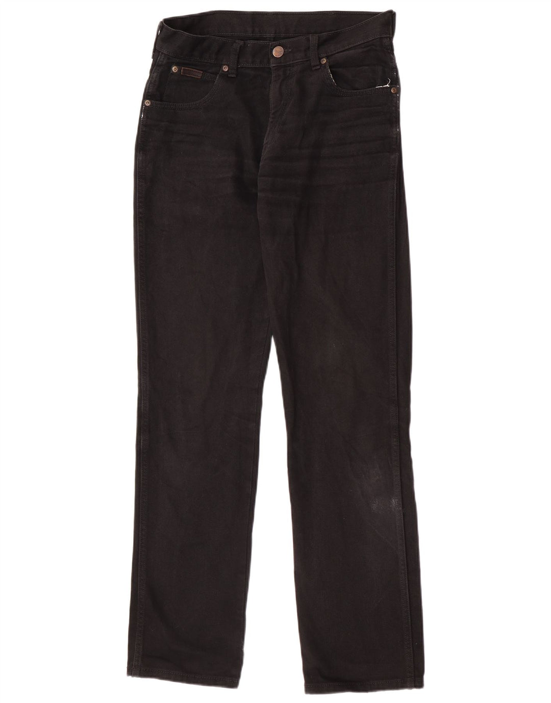 Jeans dritti da uomo Wrangler Texas W30 L32 cotone nero