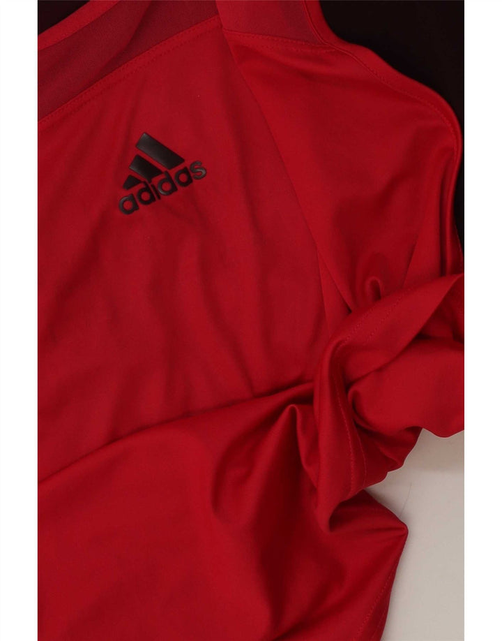 Canotta da donna Adidas UK 10 Small Microfibre color block rosa