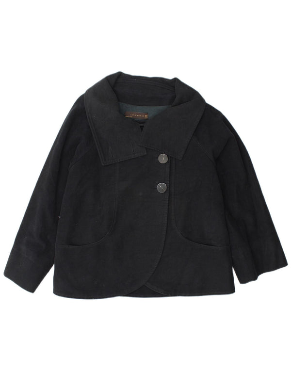 Giacca blazer a 2 bottoni da donna Zara UK 14 media nera
