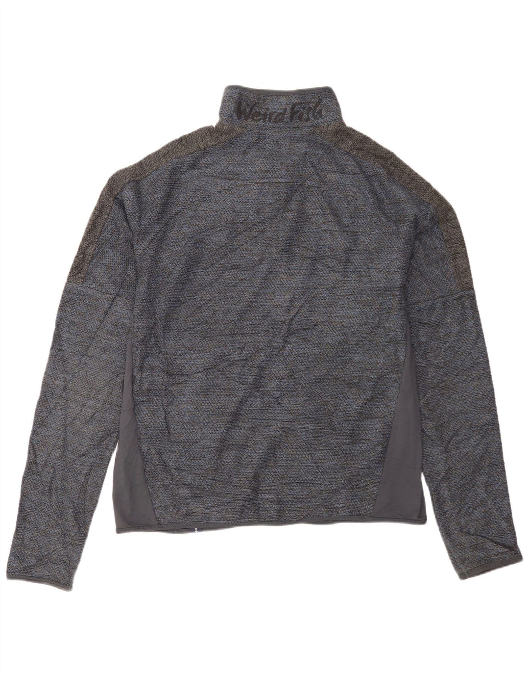 Giacca da tuta da uomo Weird Fish, grande, in poliestere color block blu