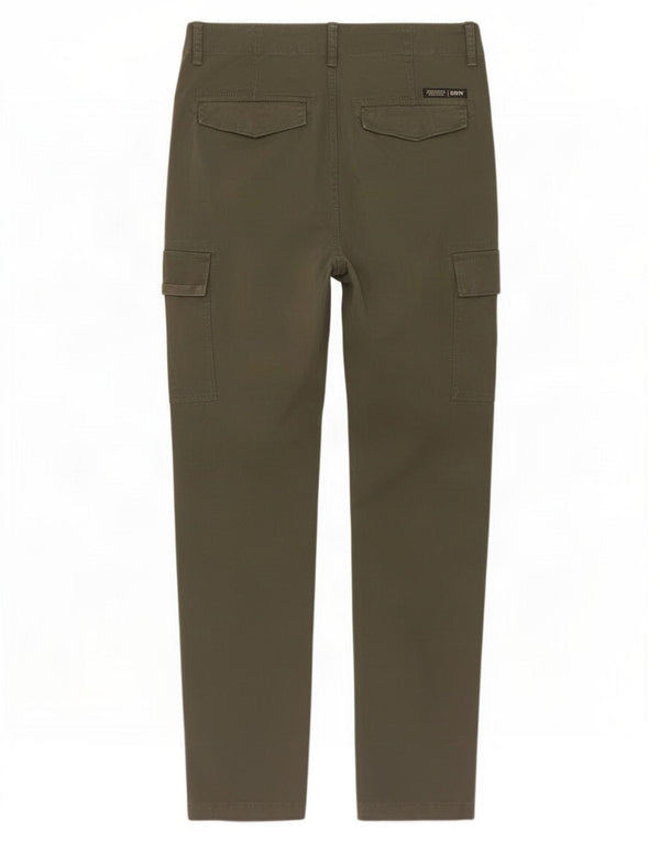 Pantaloni cargo slim da uomo Superdry W30 L30 in cotone verde