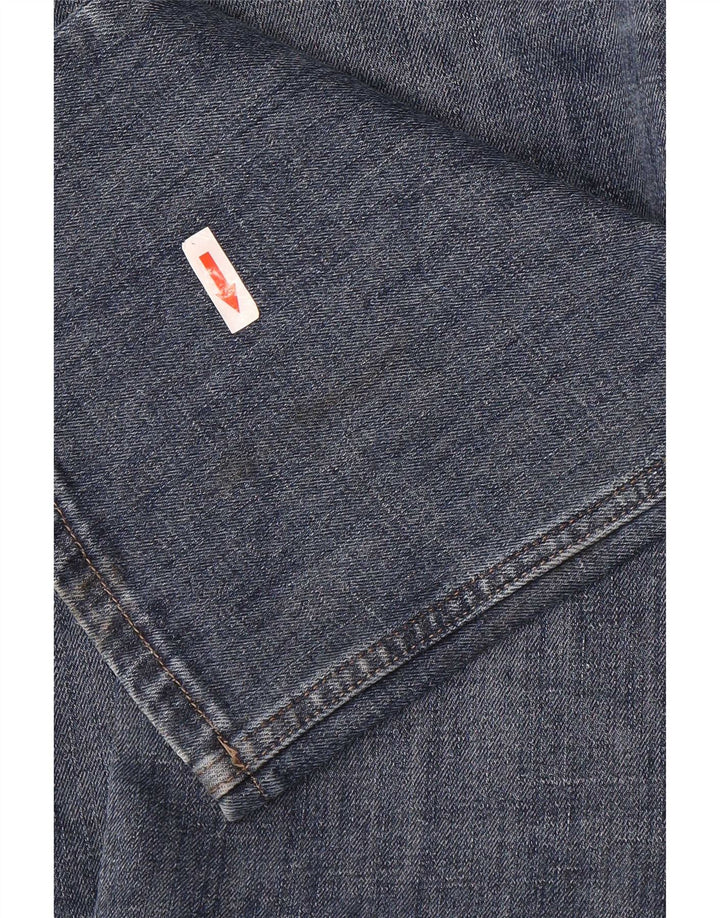 Jeans dritti da uomo Wrangler W36 L34 cotone blu