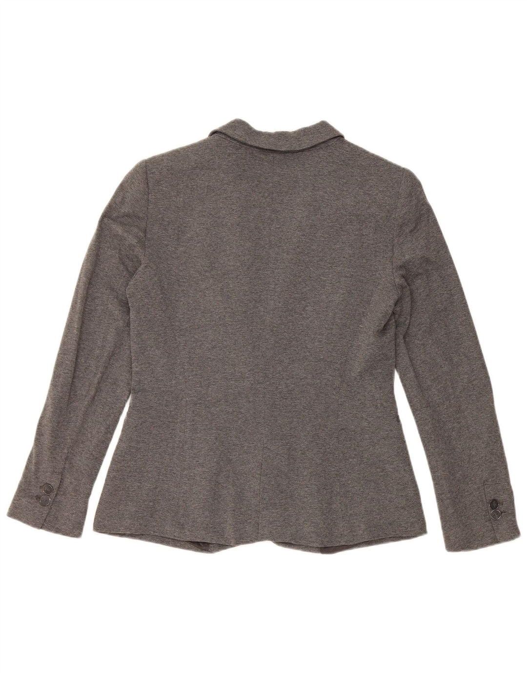 Giacca blazer a 1 bottone da donna Zara UK 12 Viscosa grigio medio