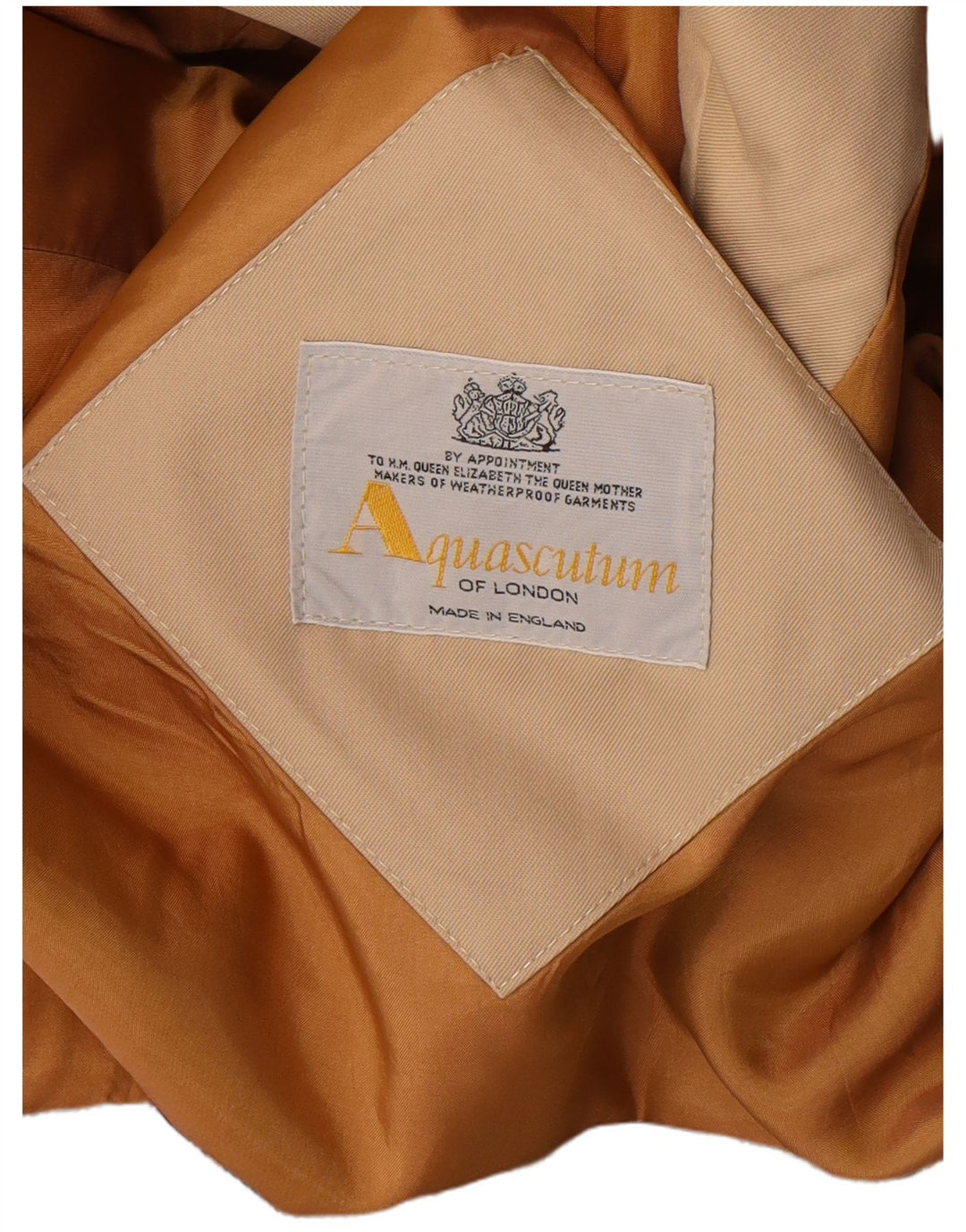 Trench oversize da donna Aquascutum UK 12 Beige medio classico