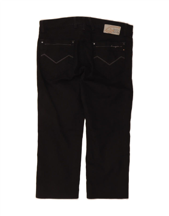 ENERGIE Womens Cropped Jeans W36 L24 Black Cotton Vintage Energie and Second-Hand Energie from Messina Hembry 