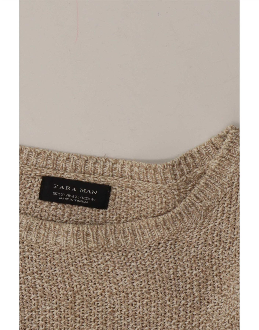 Maglione Zara da uomo con scollo a barca XL grigio screziato