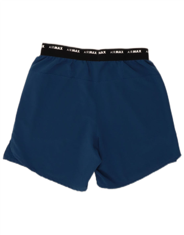Pantaloncini sportivi Nike Air Max Graphic da uomo, piccoli, in poliestere color block blu