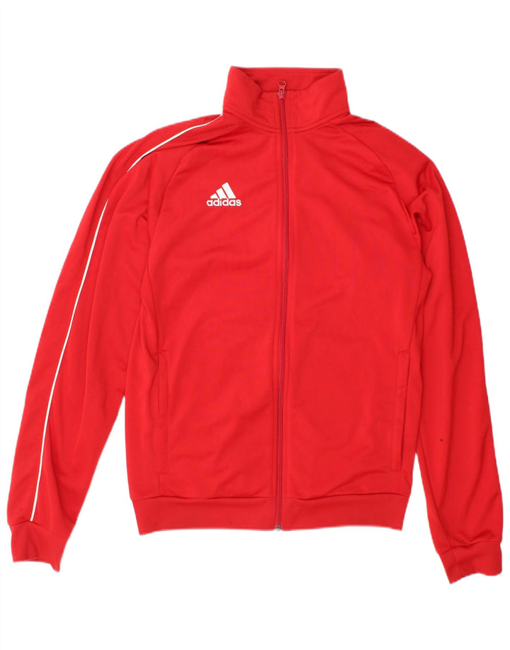 Giacca da ginnastica da uomo Adidas piccola rossa in poliestere