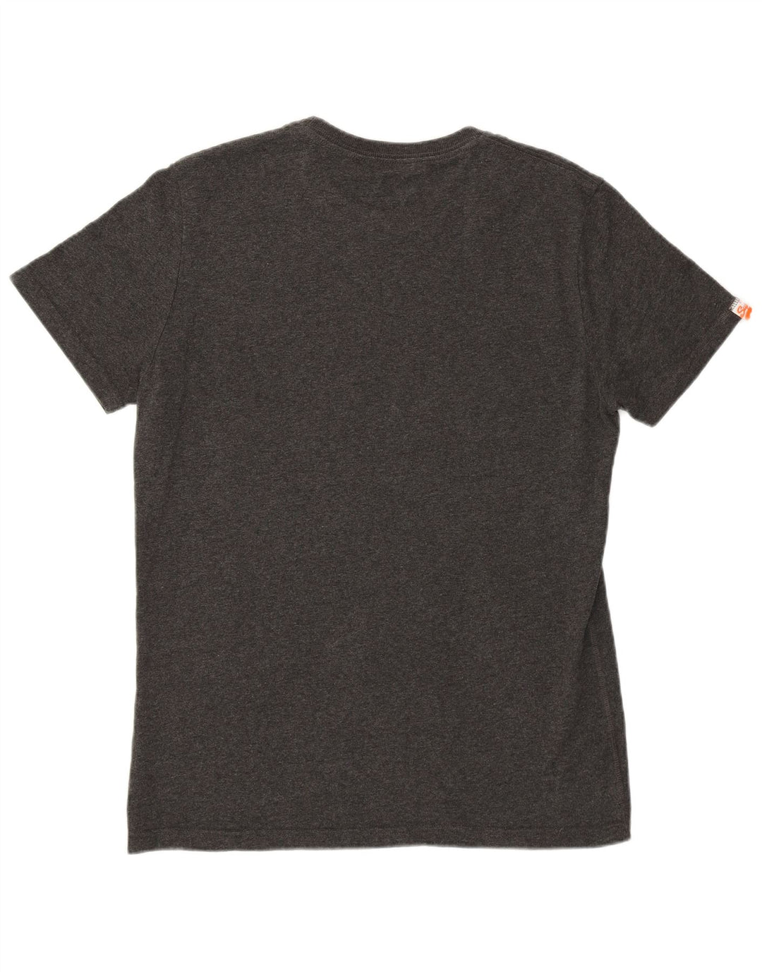 T-shirt grafica da uomo SUPERDRY Top grande in poliestere grigio