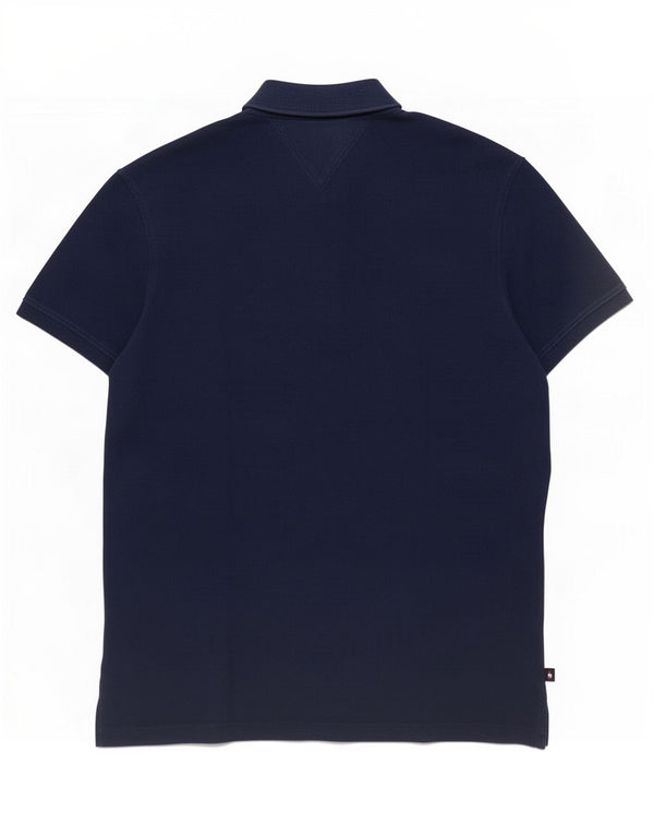 Polo da uomo vestibilità regolare Tommy Hilfiger cotone medio blu navy