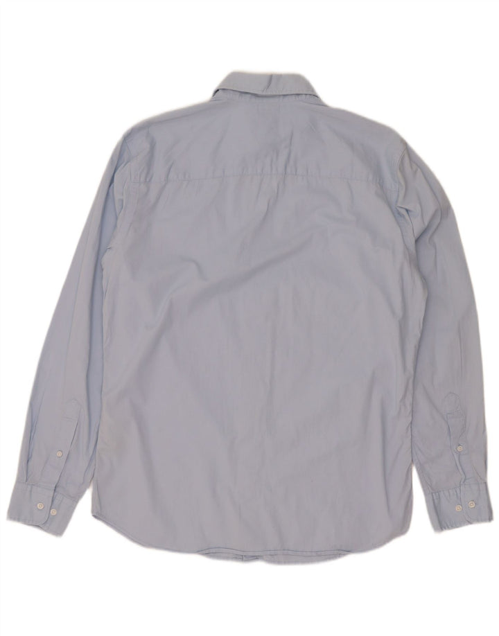 Camicia da uomo Jack & Jones in cotone blu medio