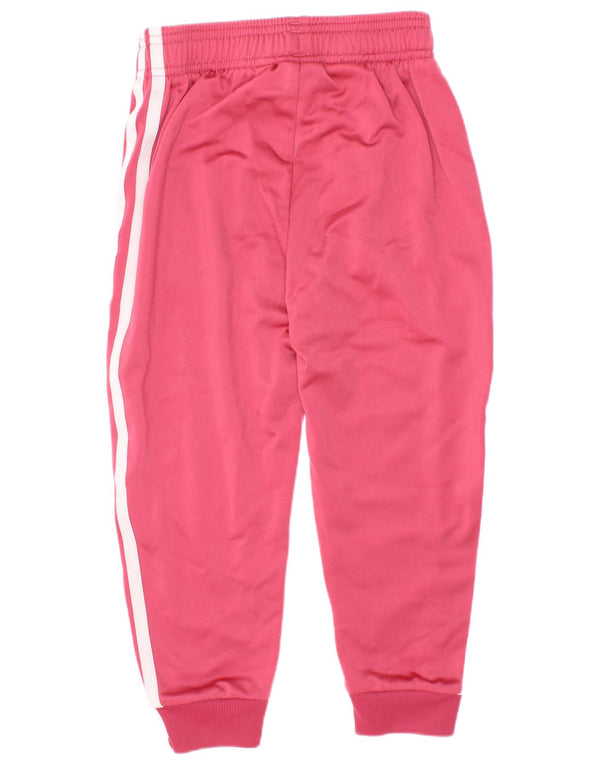Pantaloni della tuta da ragazza Adidas Joggers 4-5 anni in poliestere rosa