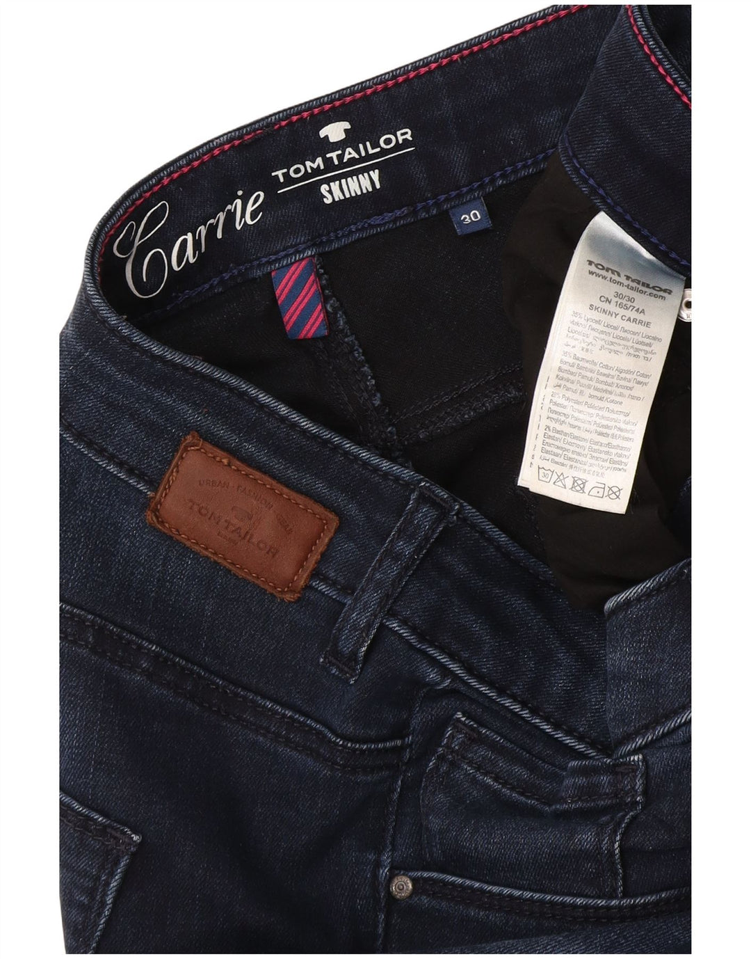 Jeans skinny da donna Tom Tailor W30 L30 Lyocell blu navy