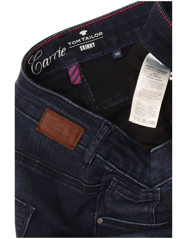 Jeans skinny da donna Tom Tailor W30 L30 Lyocell blu navy