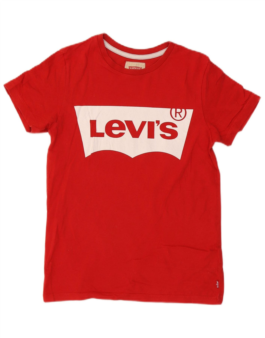 T-shirt grafica Levi's per ragazzi 13-14 anni in cotone rosso