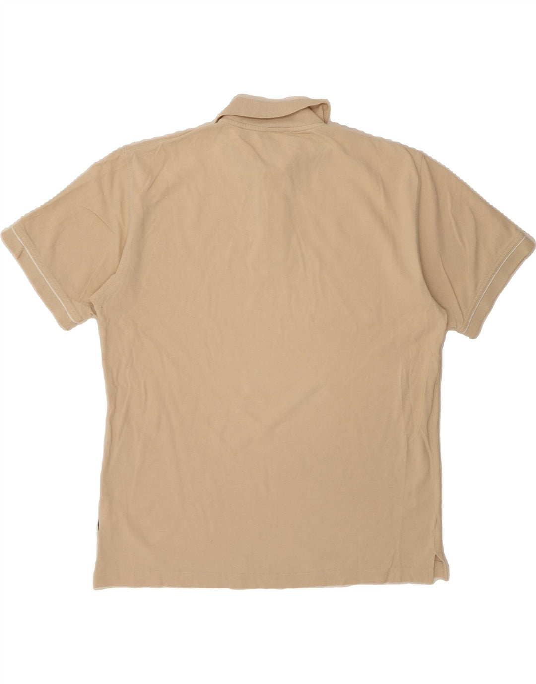 REEBOK Mens Polo Shirt Medium Beige Cotton Vintage Reebok and Second-Hand Reebok from Messina Hembry 