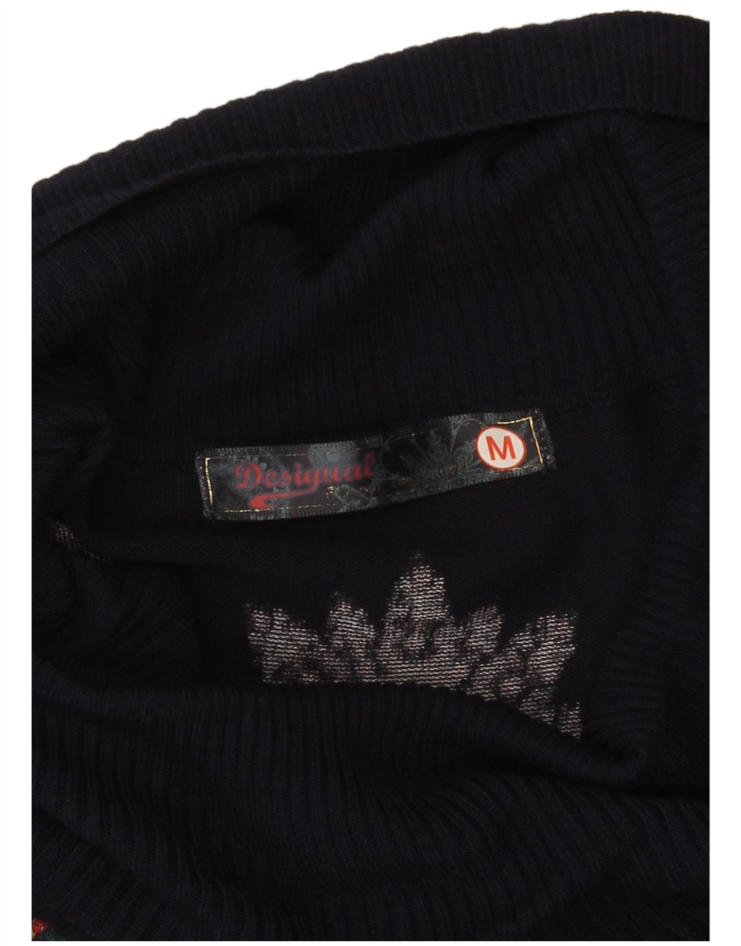 Desigual Abito da donna oversize con grafica oversize UK 14 Medio Blu Navy