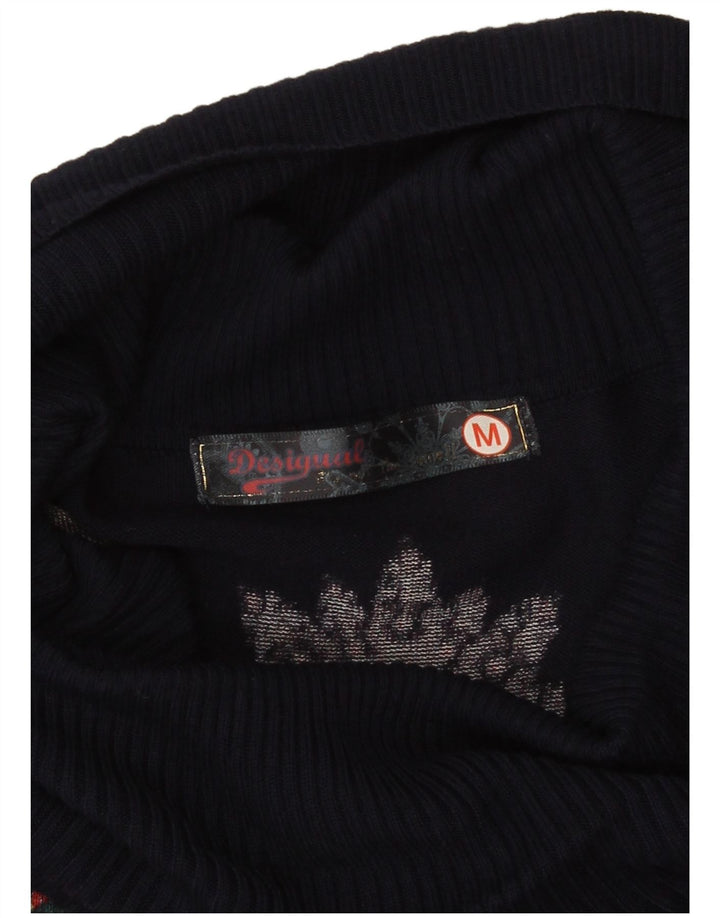 Desigual Abito da donna oversize con grafica oversize UK 14 Medio Blu Navy