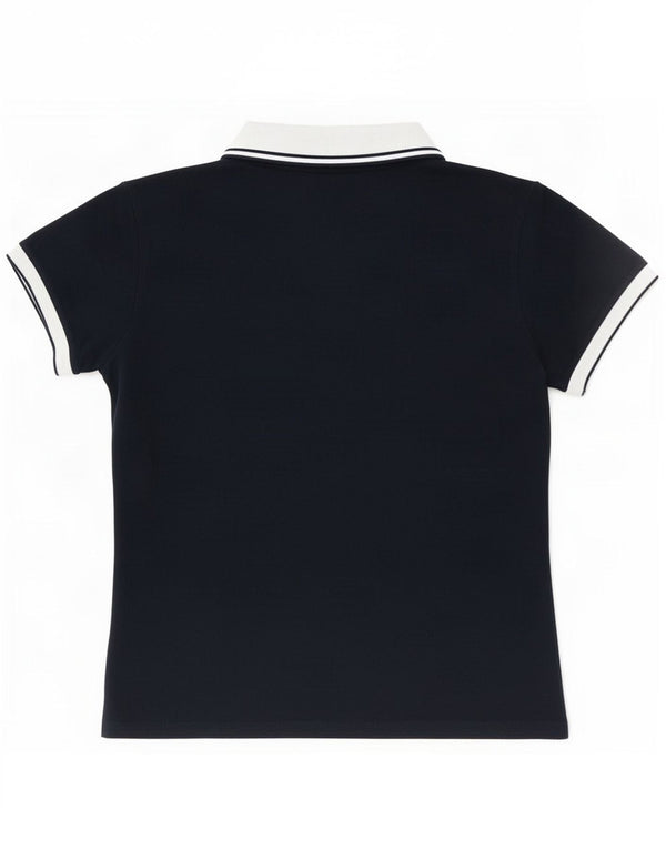 Polo da donna Fred Perry UK 18 XL Blu navy in cotone color block