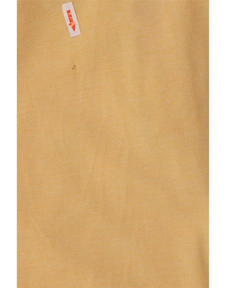 Polo da uomo Lacoste taglia 5 grande in cotone giallo