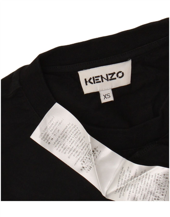 T-shirt grafica da uomo Kenzo Top XS in cotone nero