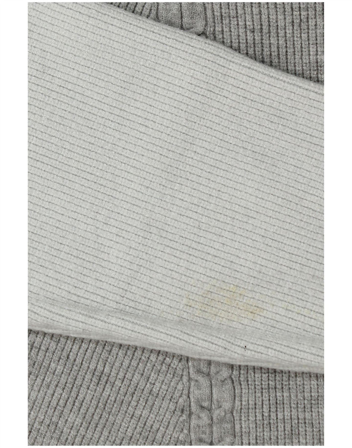 Maglione maglione girocollo da donna Marks & Spencer UK 16 grande grigio