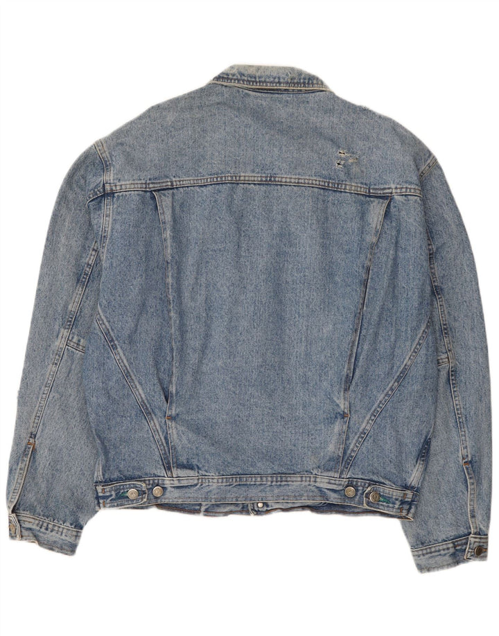 Jacob Cohen Giacca in denim invecchiato da uomo UK 42 XL Cotone blu