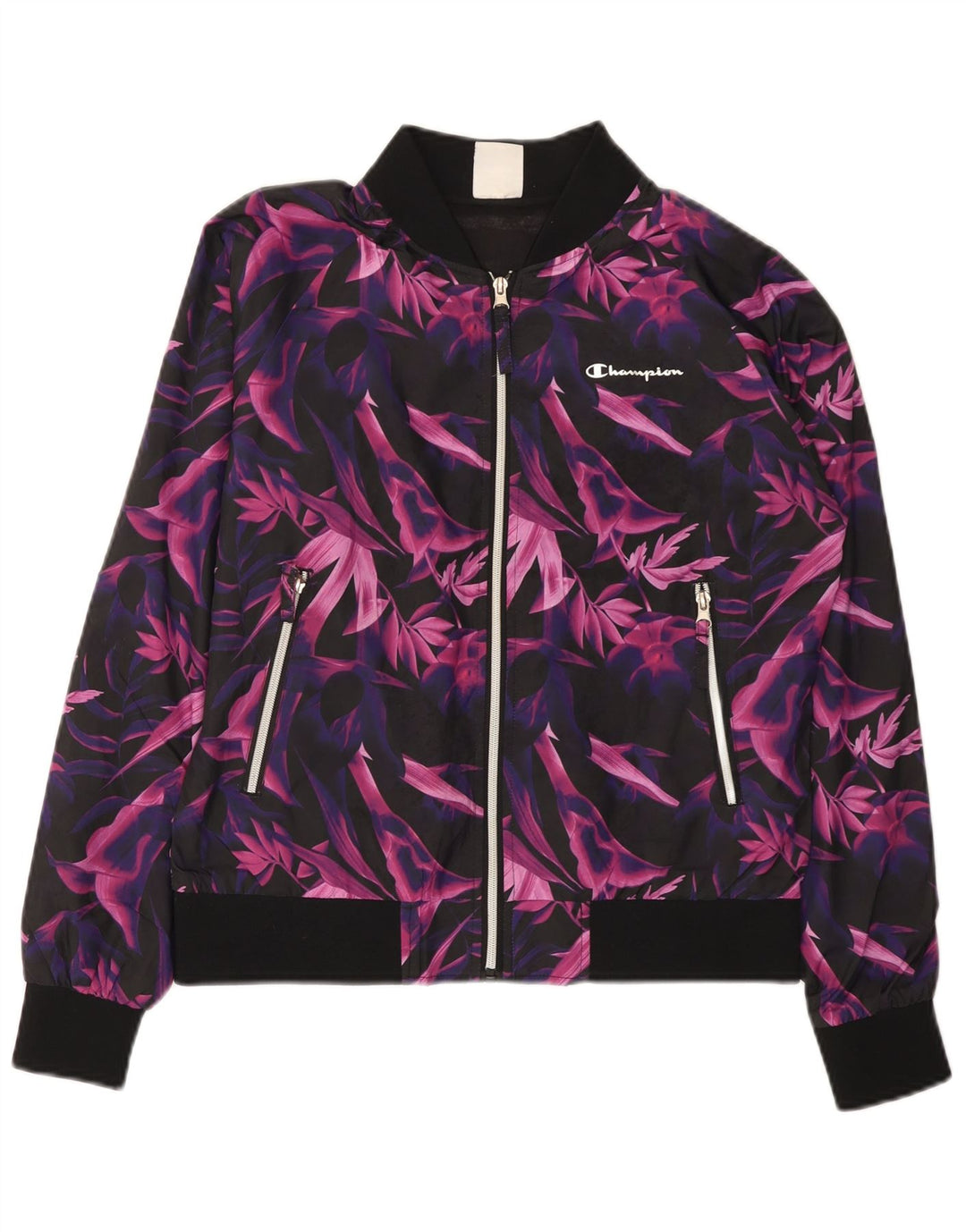 Giacca da tuta da donna Champion UK 10 Piccolo poliestere floreale viola