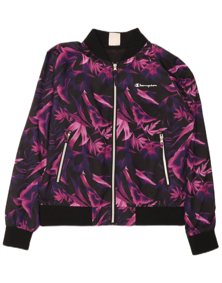 Giacca da tuta da donna Champion UK 10 Piccolo poliestere floreale viola