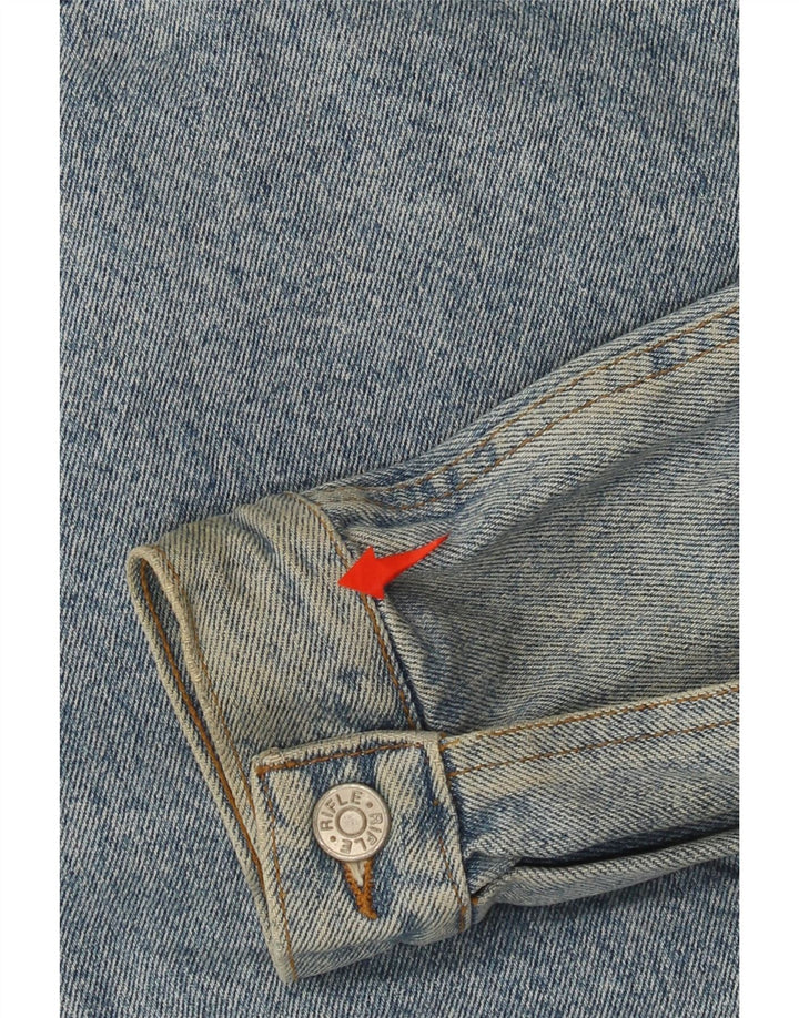 Giacca di jeans da uomo Rifle UK 38 Cotone blu medio