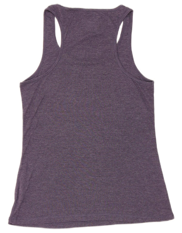 Canotta grafica da donna Jack Wills UK 14 cotone medio blu navy