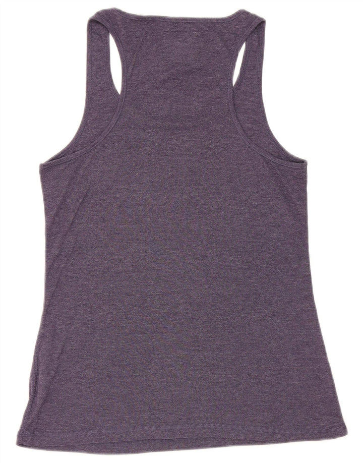 Canotta grafica da donna Jack Wills UK 14 cotone medio blu navy