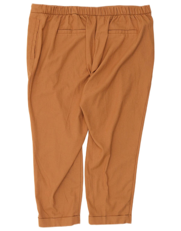 Pantaloni corti da donna Marks & Spencer UK 20 2XL W38 L25 Poliestere beige