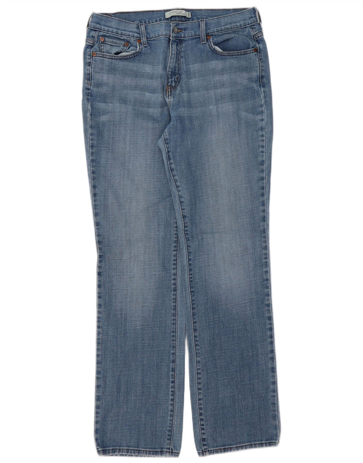 LEVI'S Jeans dritti da donna 505 US 12 Large W34 L34 Cotone blu